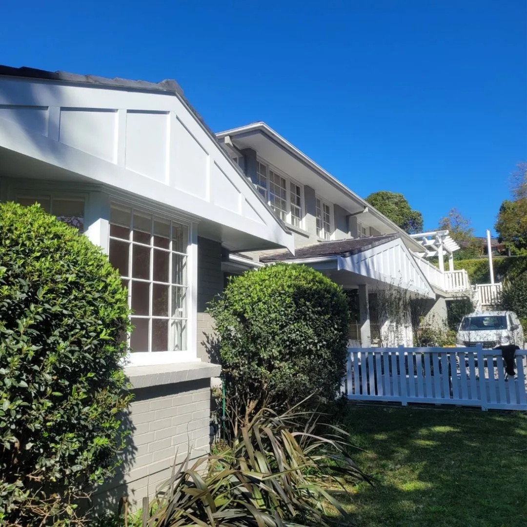 Completed residential exterior repaint