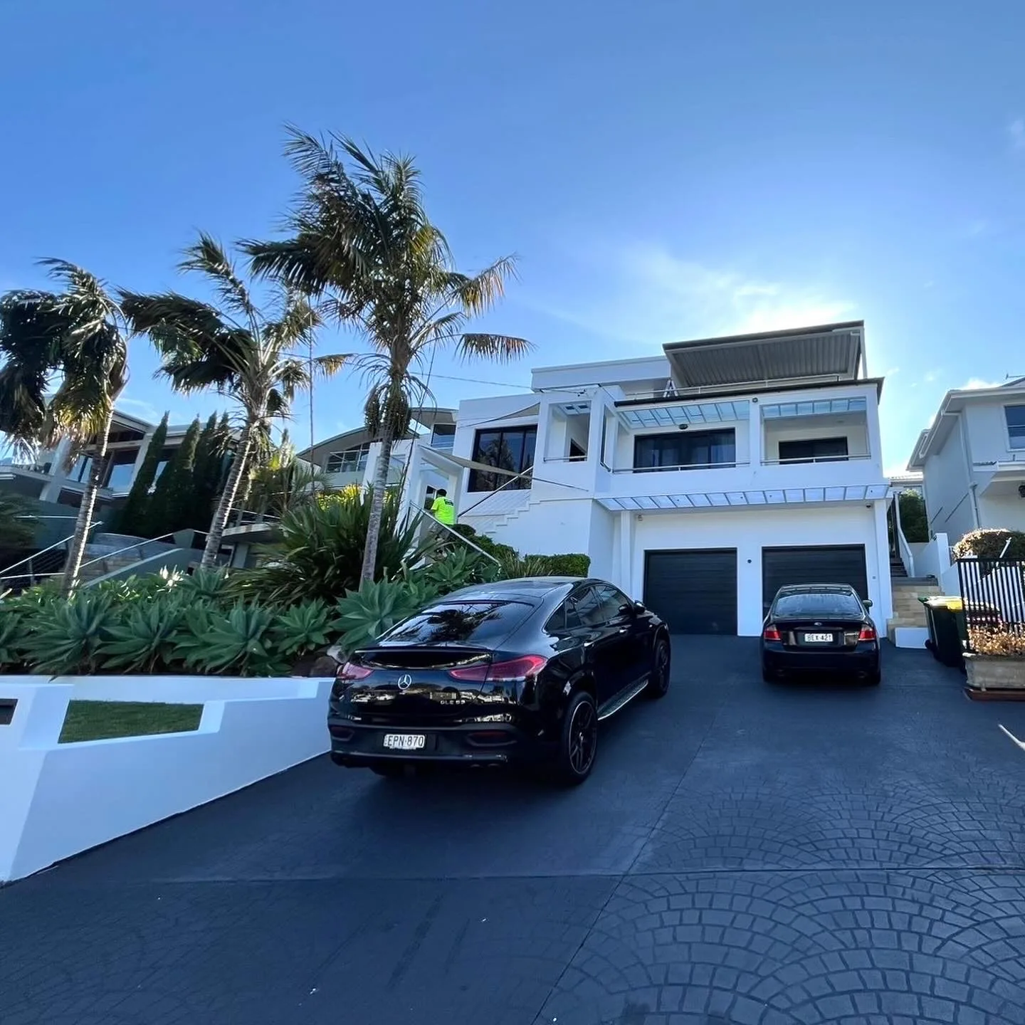 Completed coastal home exterior repaint