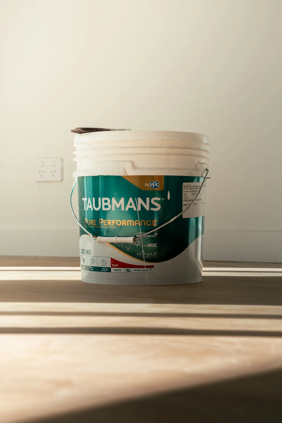 Taubmans paint prepared for an interior painting project